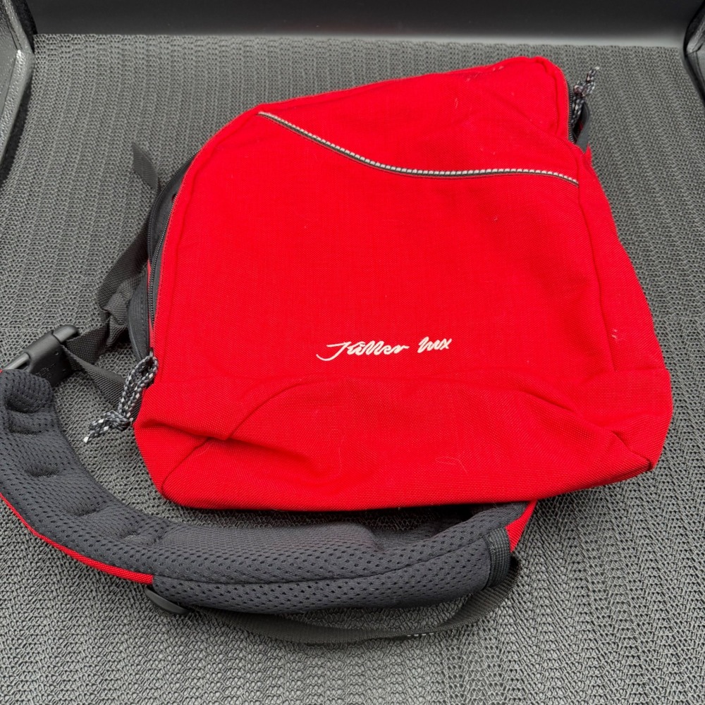 Natalex Killer Mix Red Cordura Sling Bag Padded Crossbody Backpack 1057